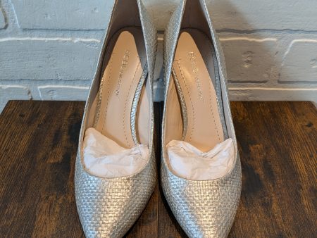 Shoes Heels Stiletto By Bcbgeneration In Silver, Size: 6 Discount