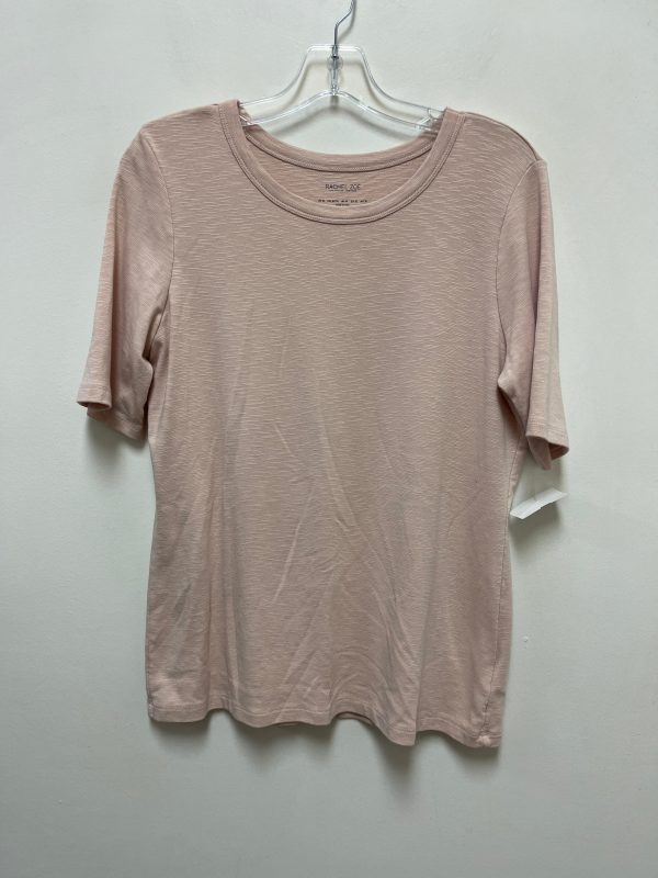 Pink Top Short Sleeve Basic Rachel Zoe, Size Xl Discount