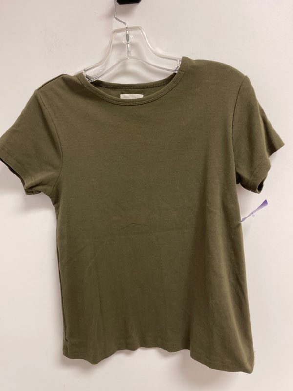 Green Top Short Sleeve Thread And Supply, Size M Fashion