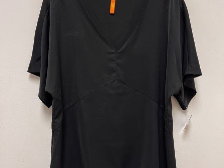 Black Top Short Sleeve Clothes Mentor, Size M For Discount