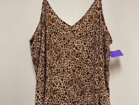 Brown Tank Top A New Day, Size 2x For Sale