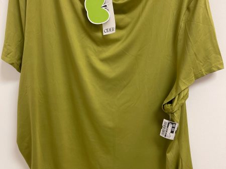 Green Top Short Sleeve Clothes Mentor, Size 4x Online