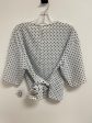 Polkadot Pattern Top Short Sleeve Zara Basic, Size Xl Sale