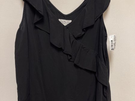 Black Top Sleeveless Velvet By Graham & Spencer, Size Xs Hot on Sale