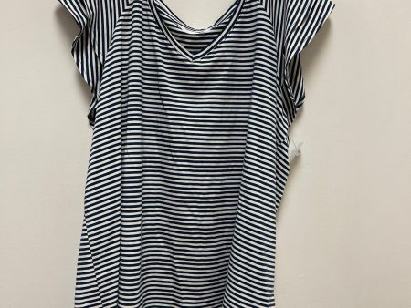 Striped Pattern Top Short Sleeve Lc Lauren Conrad, Size 1x Supply