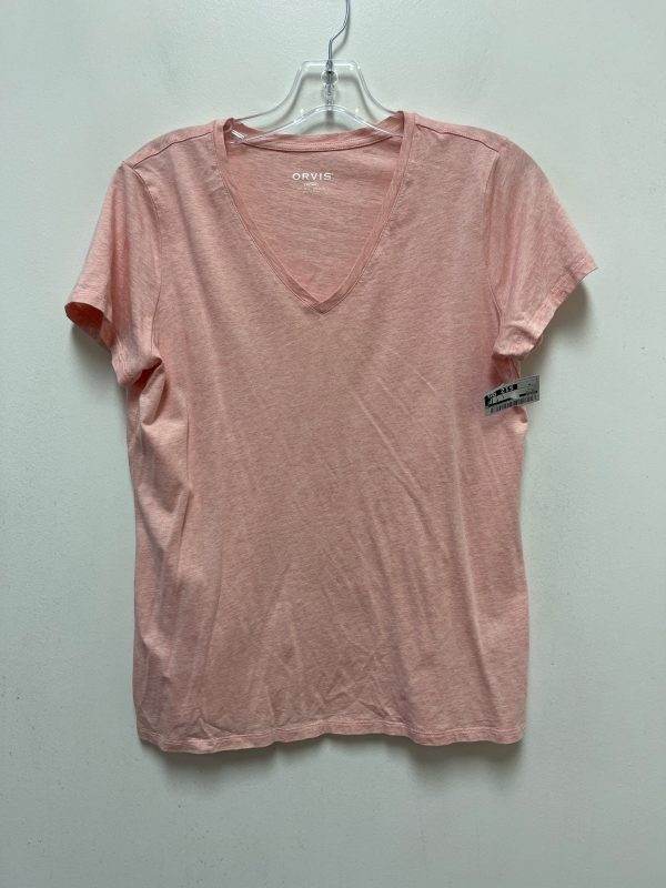 Peach Top Short Sleeve Orvis, Size M Cheap