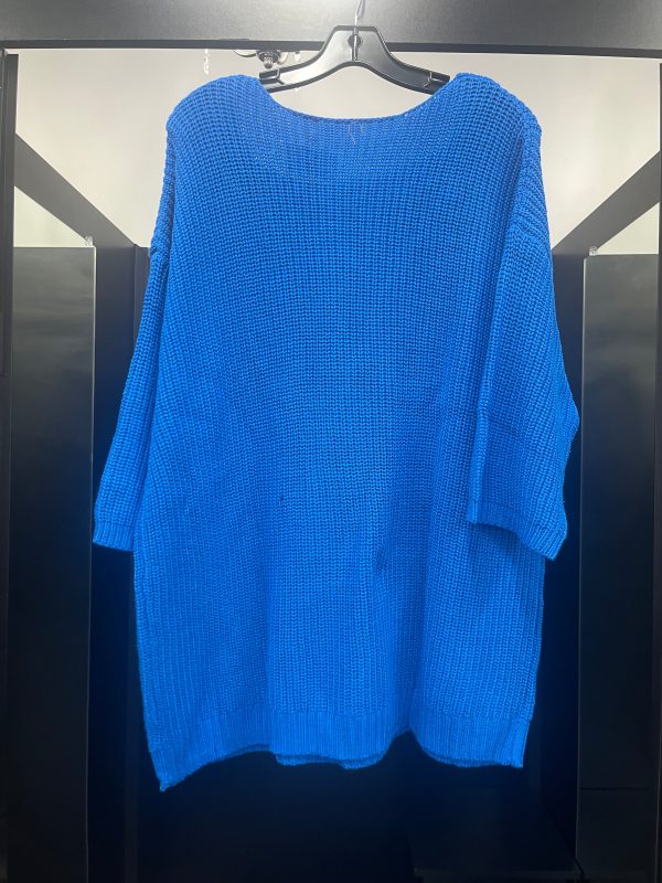 Sweater By Woman Within In Blue, Size: 1x Online