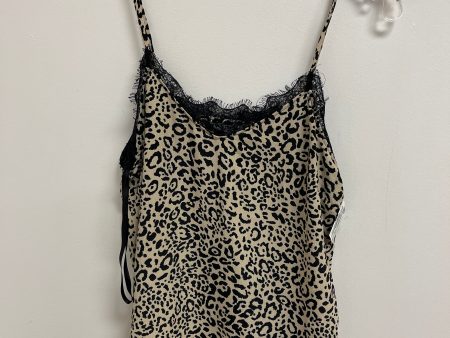 Animal Print Top Sleeveless Naked Zebra, Size S Hot on Sale