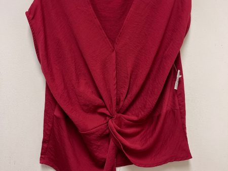 Red Top Short Sleeve Entro, Size L Online