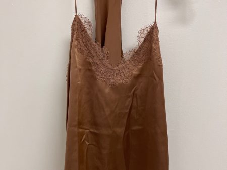 Brown Top Sleeveless Clothes Mentor, Size Xs Hot on Sale