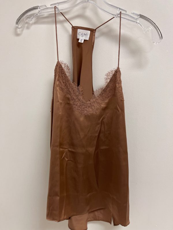 Brown Top Sleeveless Clothes Mentor, Size Xs Hot on Sale