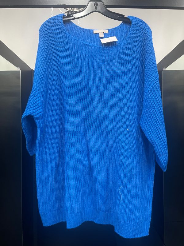 Sweater By Woman Within In Blue, Size: 1x Online