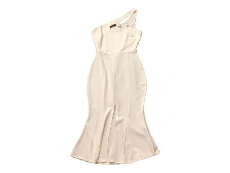 Dress Party Midi By Clothes Mentor In White, Size: L Supply