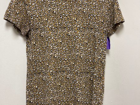 Animal Print Top Short Sleeve J. Crew, Size M Cheap