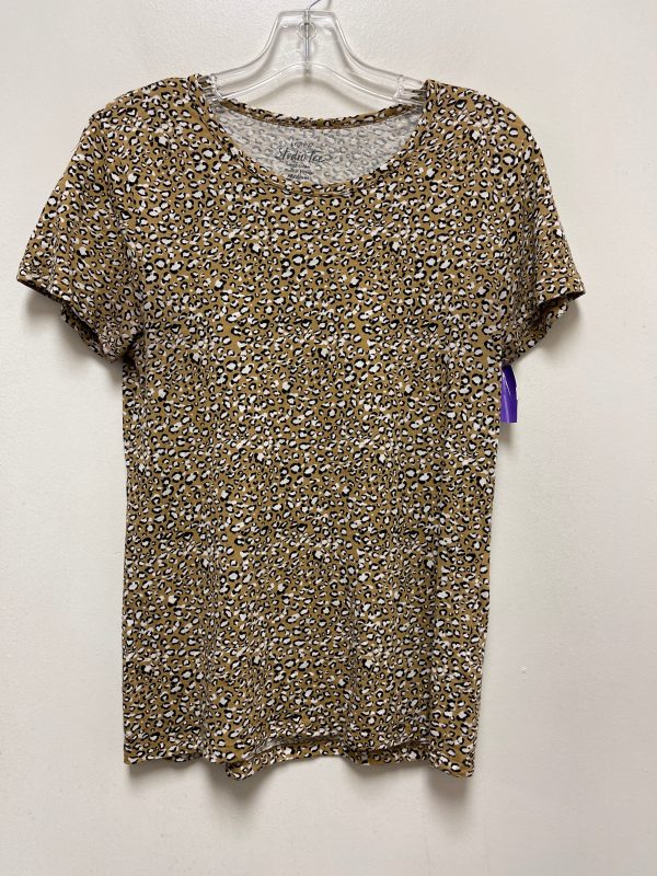 Animal Print Top Short Sleeve J. Crew, Size M Cheap