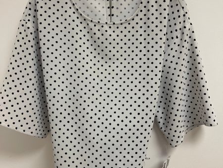 Polkadot Pattern Top Short Sleeve Zara Basic, Size Xl Sale