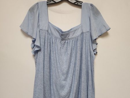 Top Short Sleeve By Vince Camuto In Blue, Size: Xl Online Hot Sale