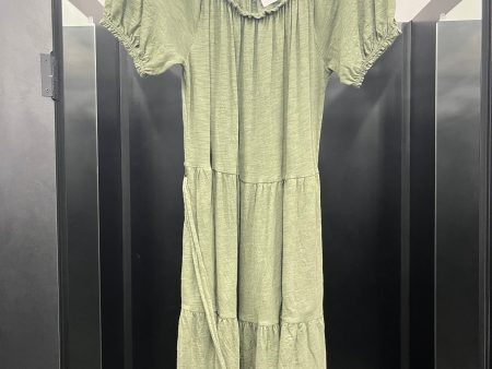 Dress Casual Midi By Gap In Green, Size: M For Sale