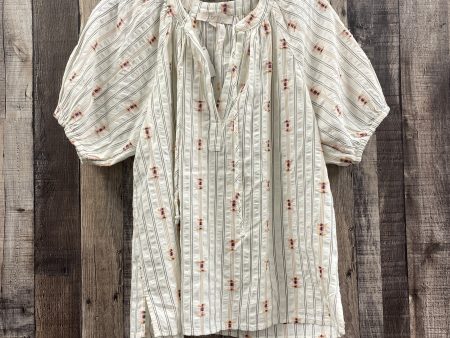 Top Short Sleeve By Loft In Multi-colored, Size: S on Sale