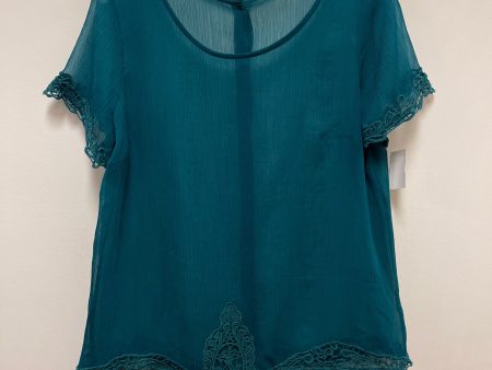 Top Short Sleeve By Clothes Mentor In Green, Size: L Online Sale