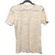 Cream Top Short Sleeve Johnny Was, Size S Online Hot Sale