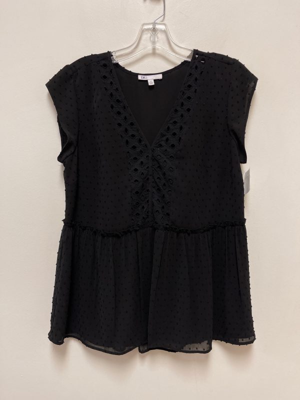 Top Short Sleeve By Dr2 In Black, Size: M Sale