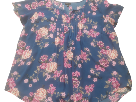 Floral Print Top Short Sleeve Torrid, Size L Fashion