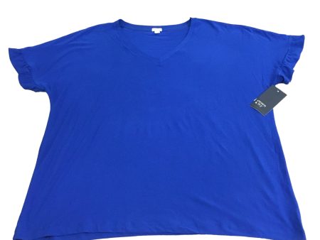 Top Short Sleeve By Crown And Ivy In Blue, Size: Xl Online now