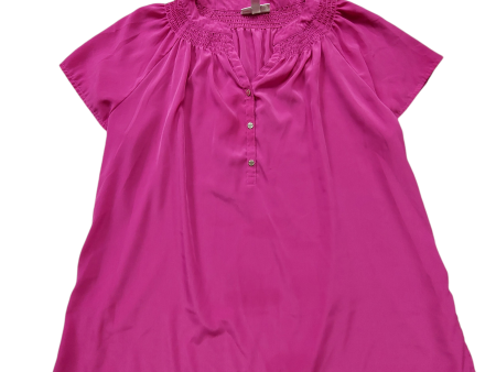 Pink Top Short Sleeve Dana Buchman, Size Xxl on Sale