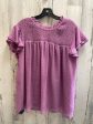 Purple Top Short Sleeve Clothes Mentor, Size Xl Online Hot Sale