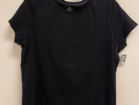 Black Top Short Sleeve St Johns Bay, Size L Online