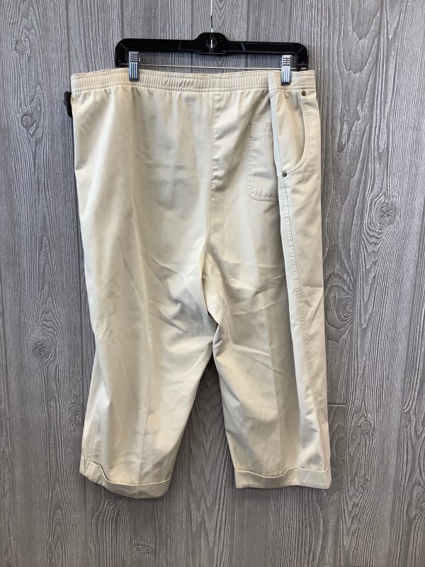 Tan Capris Studio Works, Size 16 Supply