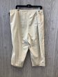 Tan Capris Studio Works, Size 16 Supply