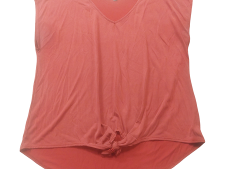 Orange Top Short Sleeve Green Envelope, Size L Sale