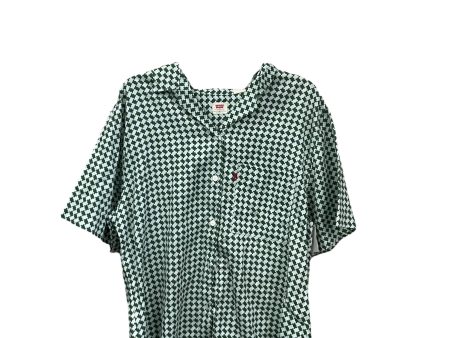 Top Short Sleeve By Levis In Green, Size: L Supply