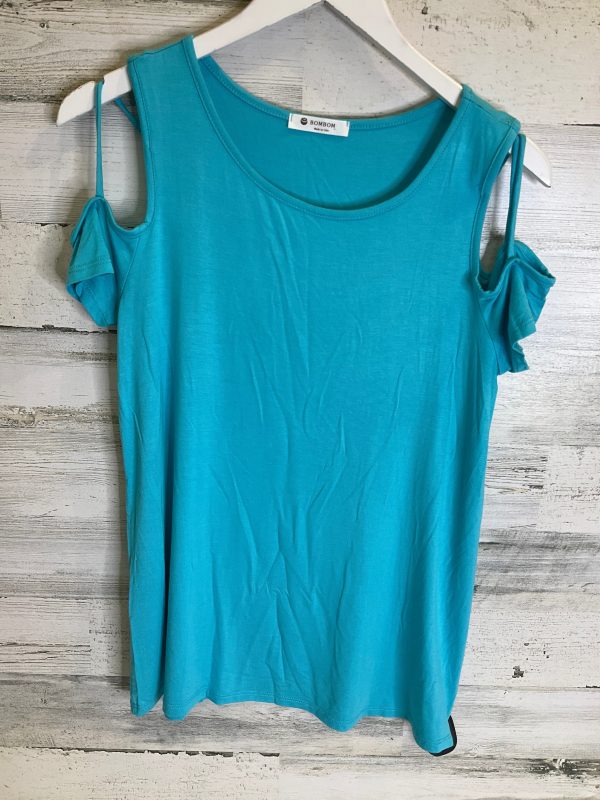 Aqua Top Short Sleeve Bombom, Size S Cheap