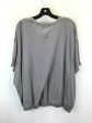 Grey Top Short Sleeve Cynthia Rowley, Size 2x Online Sale