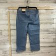 Capris By Not Your Daughters Jeans In Blue Denim, Size: 12 Online now