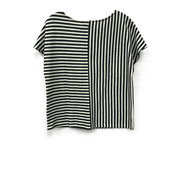 Black & White Top Short Sleeve By Loft, Size: S Online