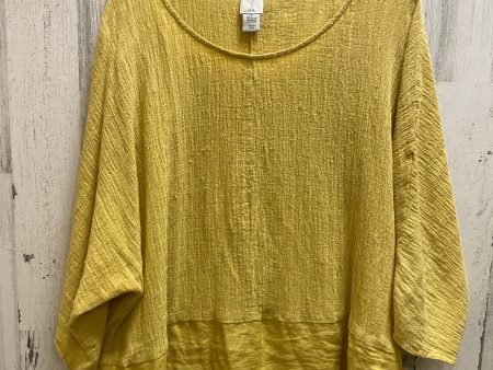 Top Short Sleeve By Joie In Yellow, Size: 2x Cheap