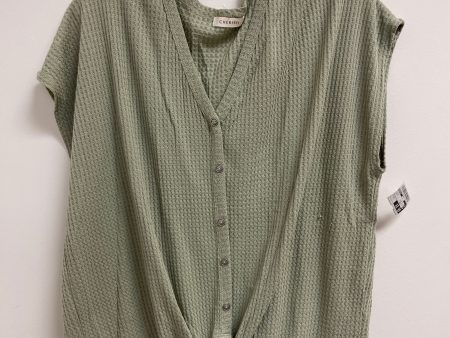 Green Top Short Sleeve Cherish, Size M Online Hot Sale