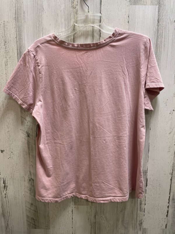 Pink Top Short Sleeve Basic Calvin Klein, Size 1x Cheap