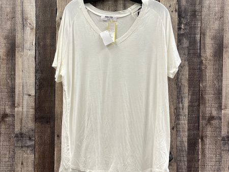 Top Short Sleeve By Double Zero In White, Size: S Online Sale