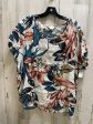 Multi-colored Top Short Sleeve C And C, Size 1x Discount