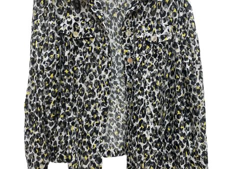 Leopard Print Jacket Shirt Ruby Rd, Size 1x Discount