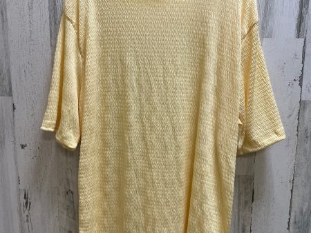 Top Short Sleeve By Blumin In Yellow, Size: 2x Cheap