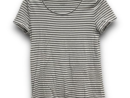 Striped Pattern Top Short Sleeve Ann Taylor, Size S Sale