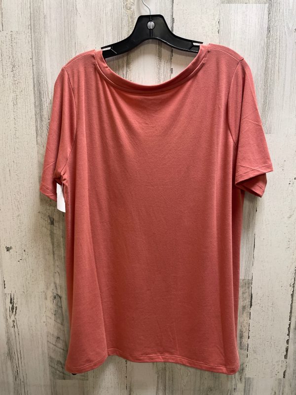 Pink Top Short Sleeve Zenana Outfitters, Size 1x Supply