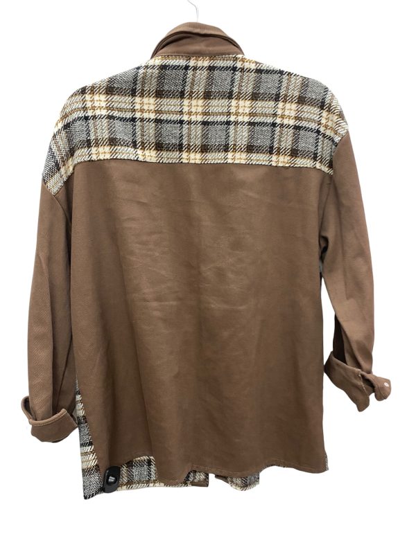 Brown Jacket Shirt Cme, Size L For Discount