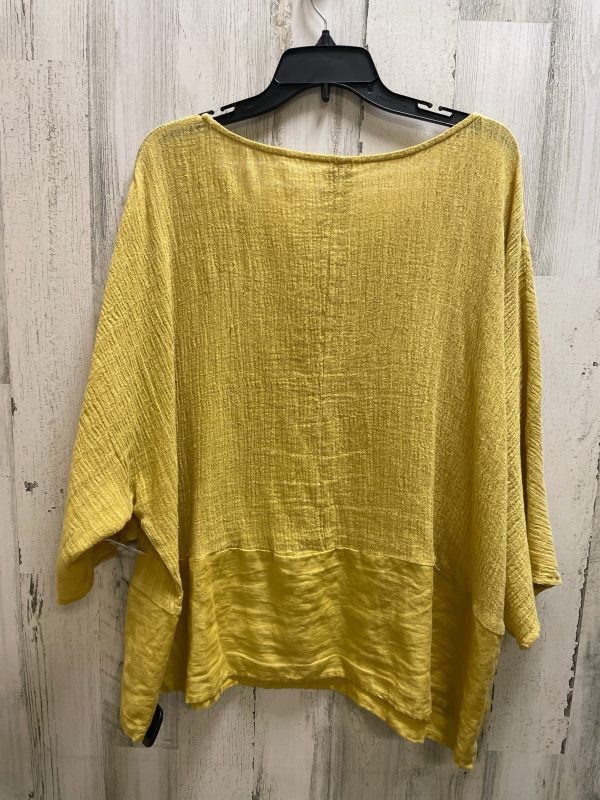 Top Short Sleeve By Joie In Yellow, Size: 2x Cheap